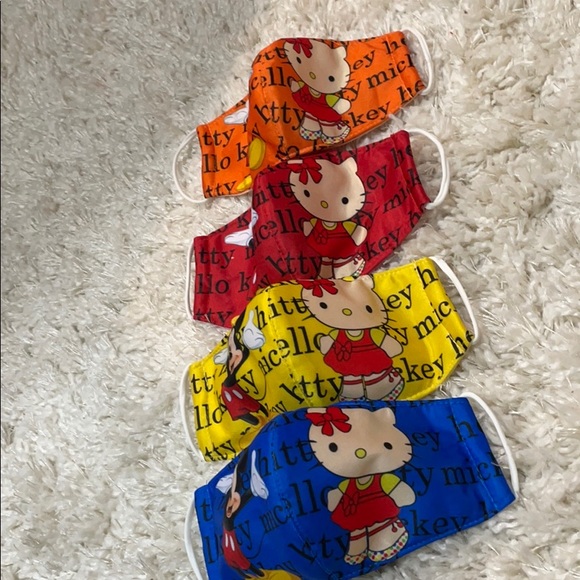 Mickey mouse and Hello Kitty masks - Picture 2 of 8